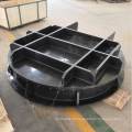 Клапан кулинарного затвора HDPE с резиновыми клиновыми клапанами